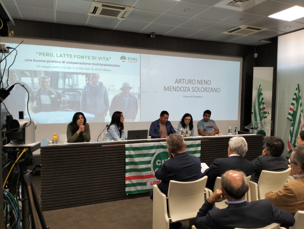 Evento "Perù, latte fonte di vita: una buona pratica di cooperazione multistakeholder