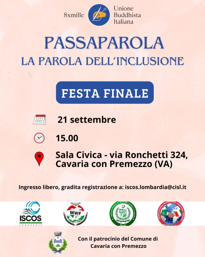 Locandina Festa finale Progetto Passaparola 2024