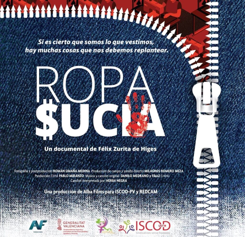 Locandina del film Ropa Sucia presentato da ISCOS Lombardia al Labour Film Festival 2024