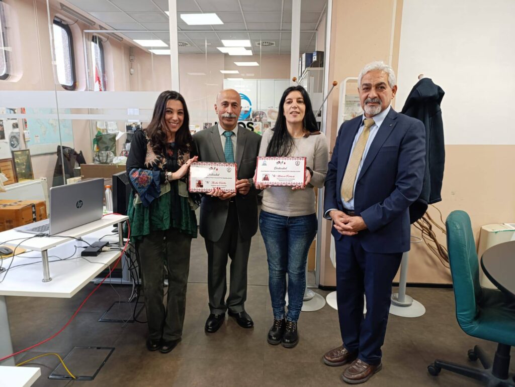 Sindacalisti palestinesi in visita