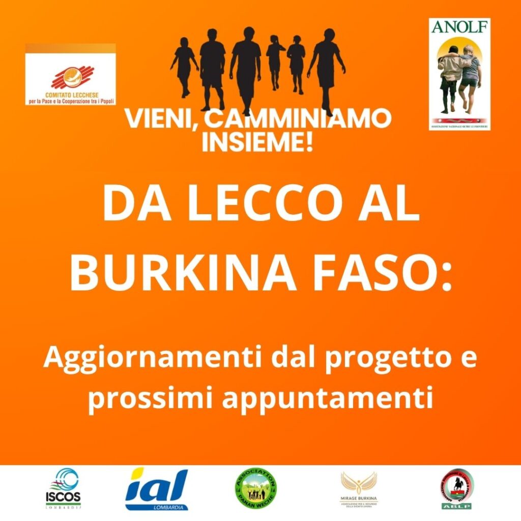 Lecco-Burkina, Copertina