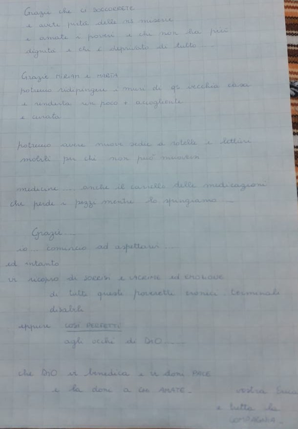Lettera Erika 2 pagina